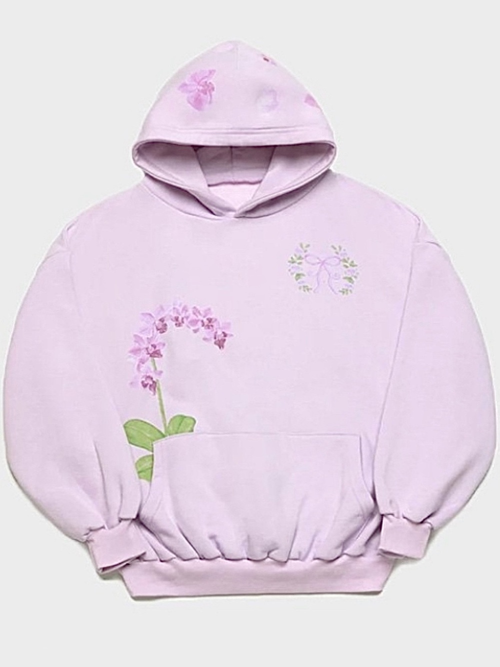 Alchemai Lilac Blooming Orchid Pullover Hoodie One Size